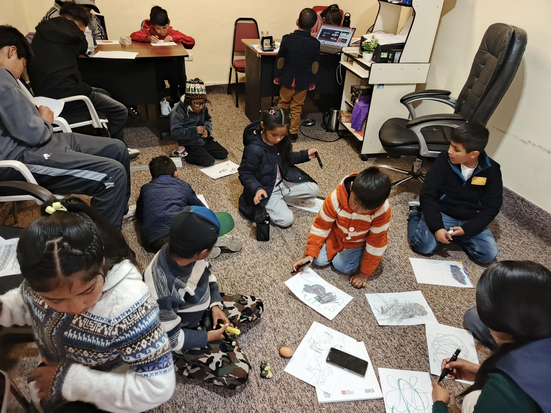 Cáritas Cusco realiza jornada de gestión emocional con niñas, niños y adolescentes 