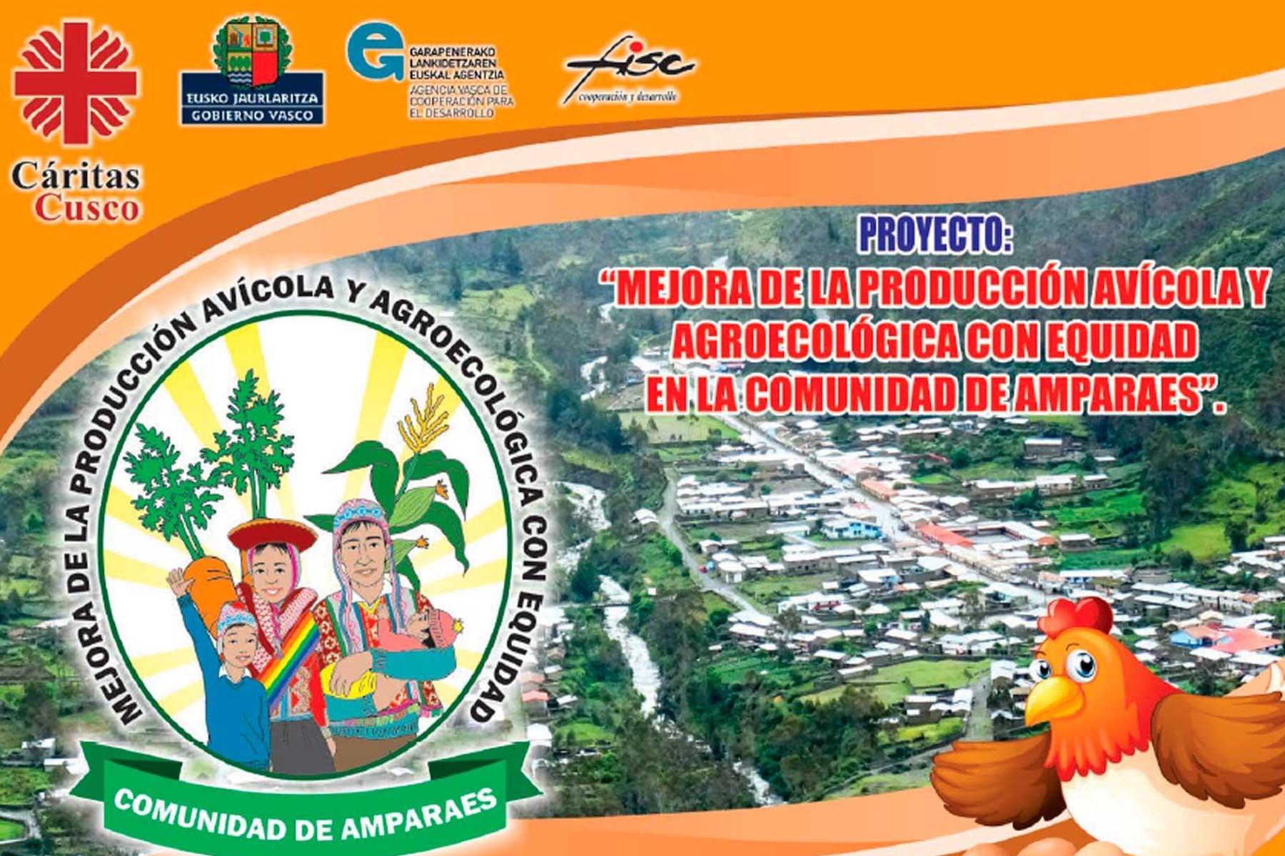 Mejora de la producción avícola y agroecológica en equidad en la comunidad de Amparaes
